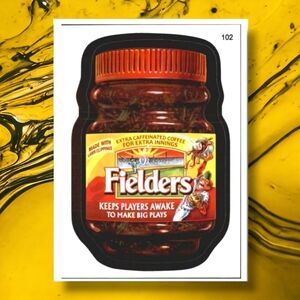 2015 Wacky Packages Series One #102 Fielders